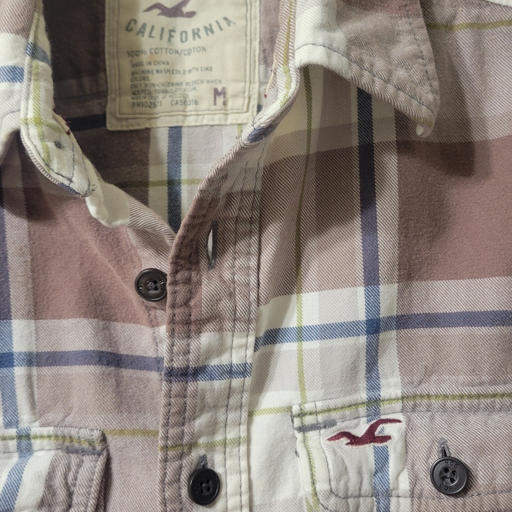 Hollister Plaid Button-Up Shirt